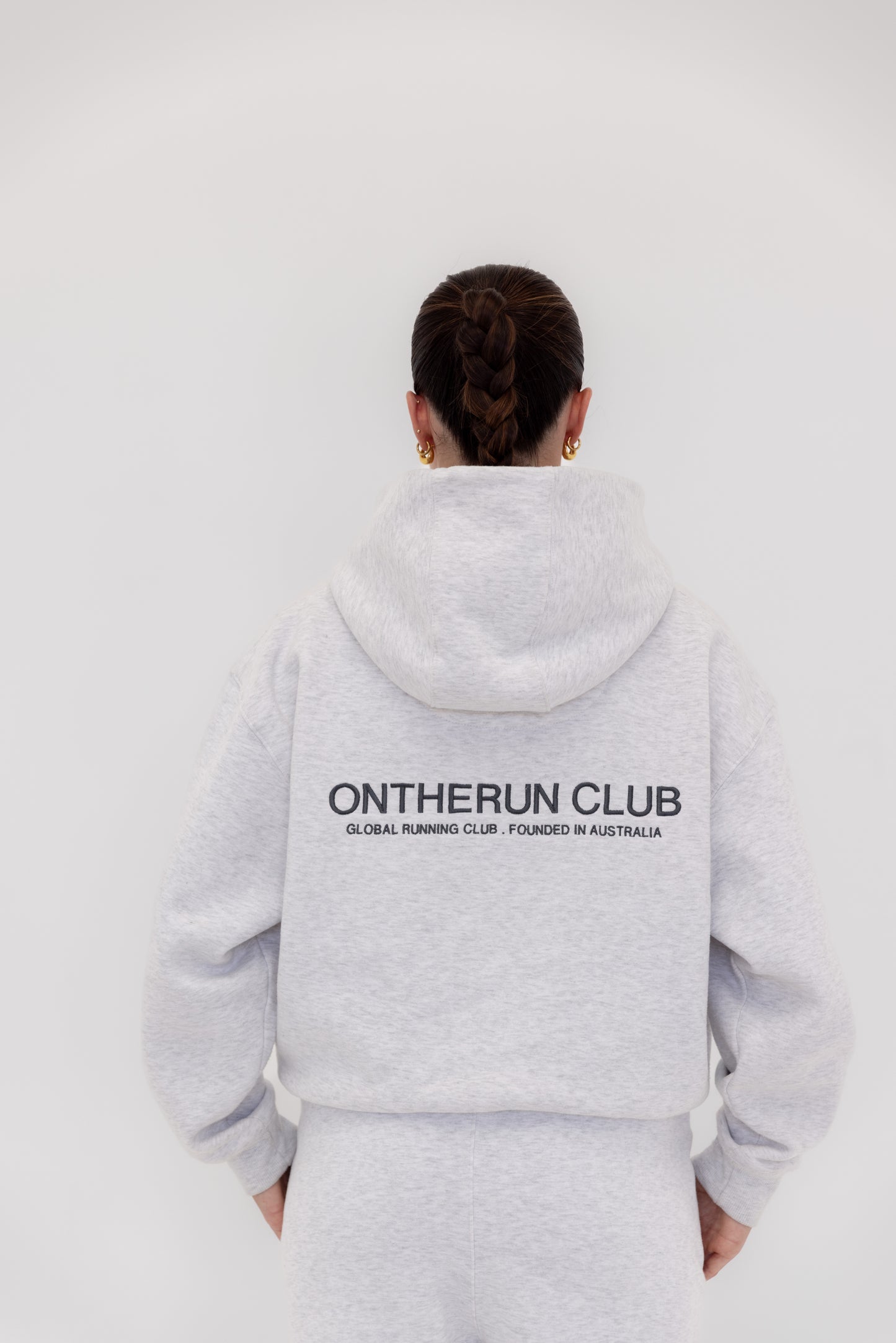 The Club Hoodie in Light Grey