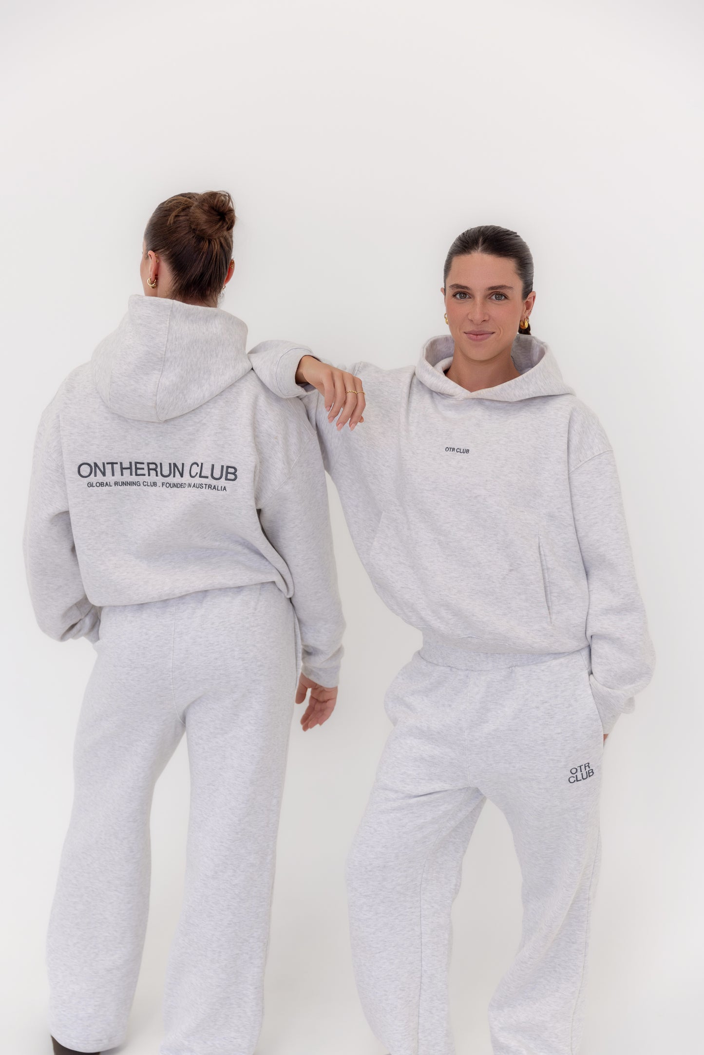 The Club Hoodie in Light Grey