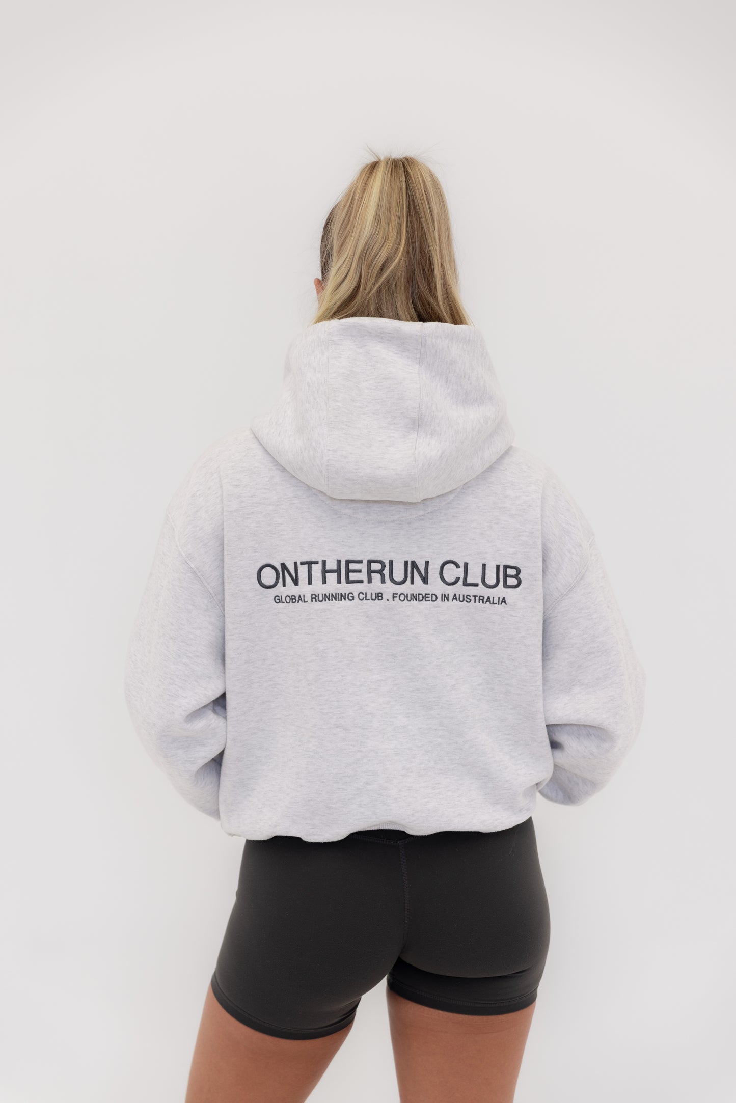 The Club Hoodie in Light Grey