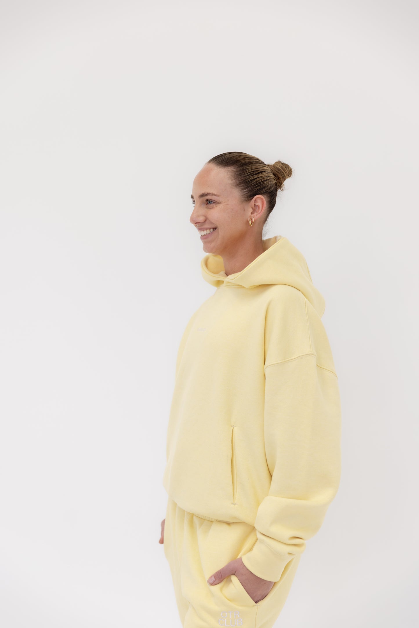 The Club Hoodie in Butter Yellow